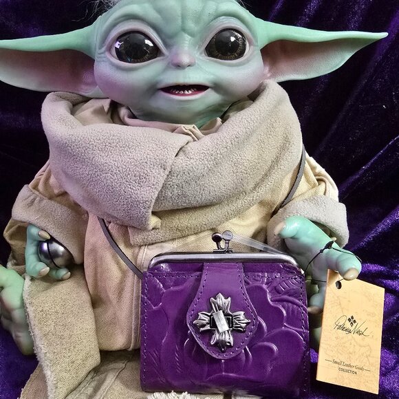 Patricia Nash Handbags - Patricia Nash RFID Purple Casella Bifold Wallet in Plum - New